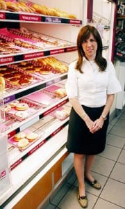 Cindy Gluck says 'The Greek' is eying her two Dunkin' Donuts stores. (HERMANN FOR NEWS)
